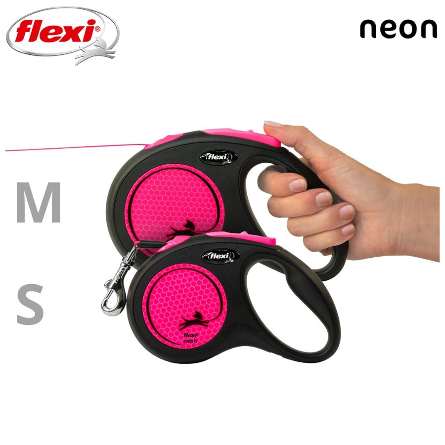 Flexi New Neon S 5 m Fleksibel hundesnor #3