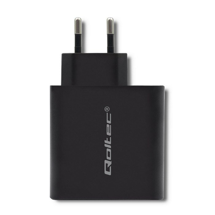 Qoltec 51716 strmadapter og vekselret Indendrs 63 W Sort #2