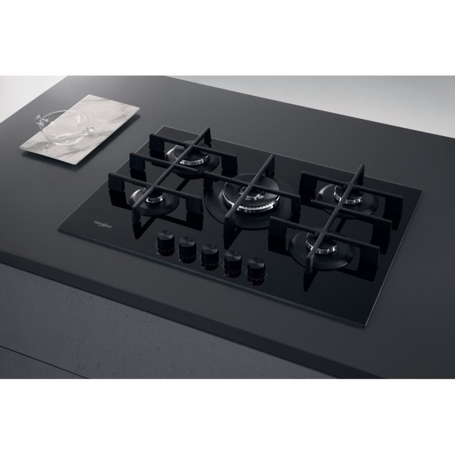 Whirlpool AKWL 728/NB Sort Indbygget 75 cm Gaskomfur 5 zone(s) #11