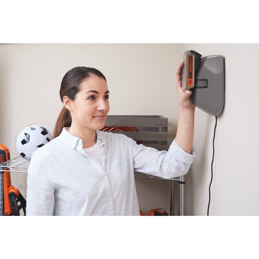 Black & Decker BHFEV182C-QW stav stvsuger & elektrisk kost 2-i-1 stangstvsuger Batteri Dry Posels Orange, Titanium 2 At #34