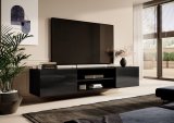 RTV-skab SLIDE 200K 200x40x37 cm alt i sort blank #3