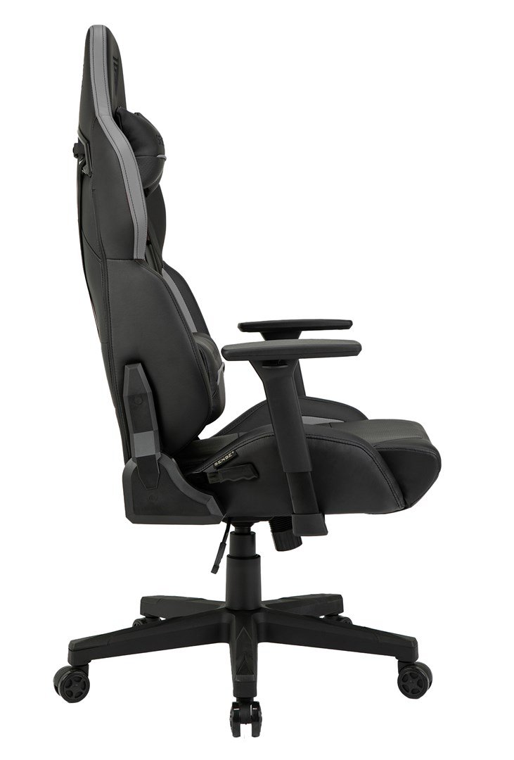 SENSE7 Sentinel PC gamingstol Polstret s�de Sort, Gr� #4