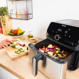 Tefal Easy Fry Mega EY855D10 frituregryde Enkelt 7,5 L Enkeltstende 2020 W Varmluftsteger Sort, Rustfrit stl #13