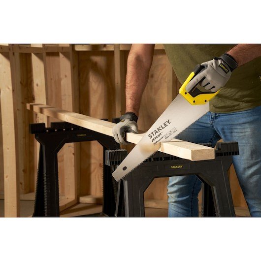 Stanley 2-15-283 hndsav 45 cm Sort, Rustfrit stl, Gul #7