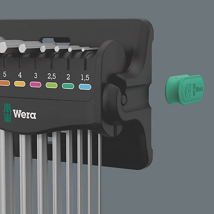 Wera 05022102001 unbrako ngle L-formet unbrakonglest Metric 9 stk #11