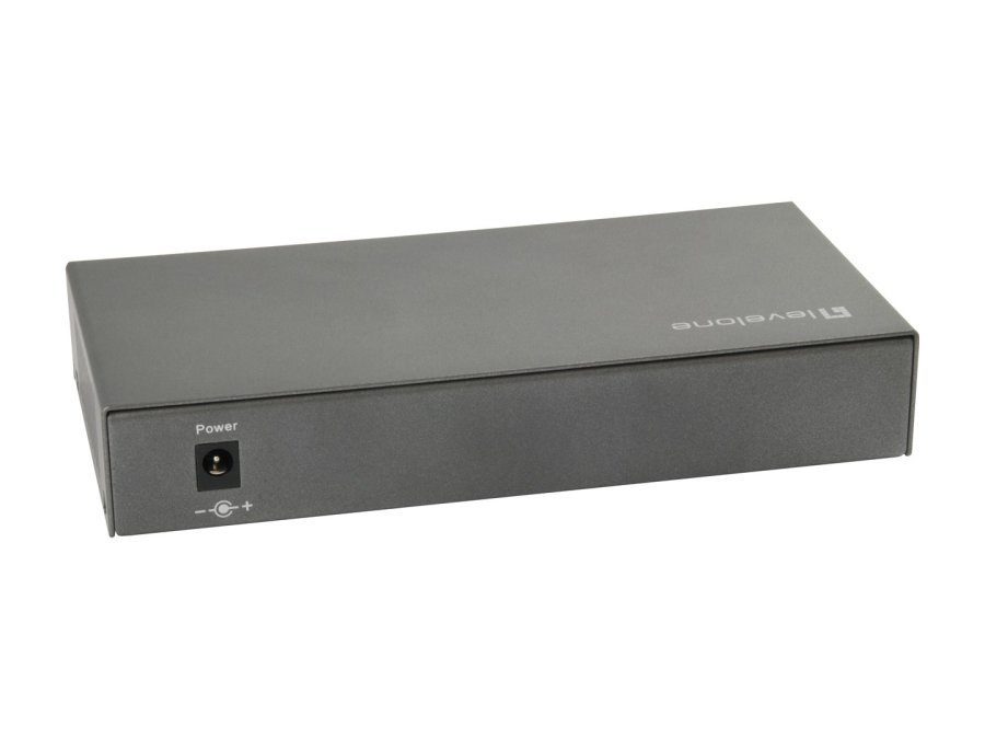LevelOne GEP-0823 netv�rksswitch Gigabit Ethernet (10/100/1000) Str�m over Ethernet (PoE) Sort #3
