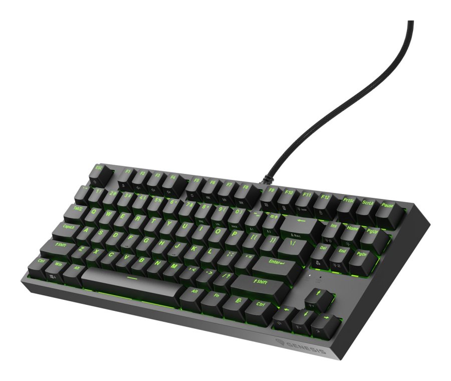GENESIS Thor 404 TKL tastatur Spil USB QWERTY US International Sort #10