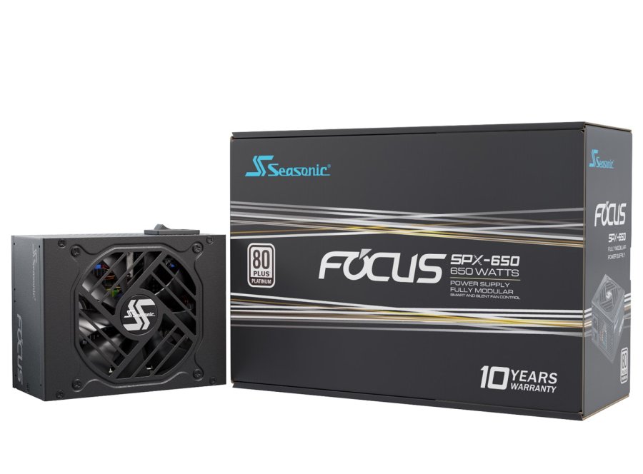 Seasonic FOCUS-SPX-650 enhed til str�mforsyning 650 W 20+4 pin ATX CFX Sort #1
