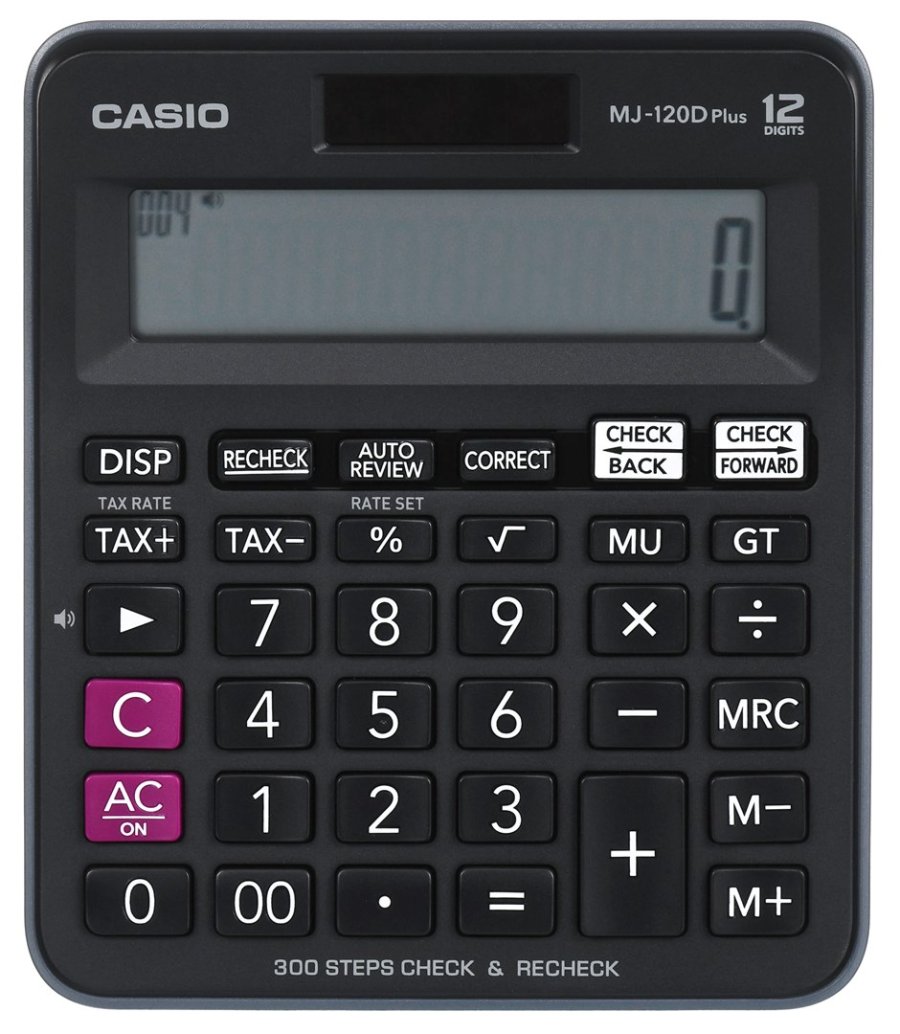 Casio MJ-120D Plus regnemaskine Desktop Basis Sort #2