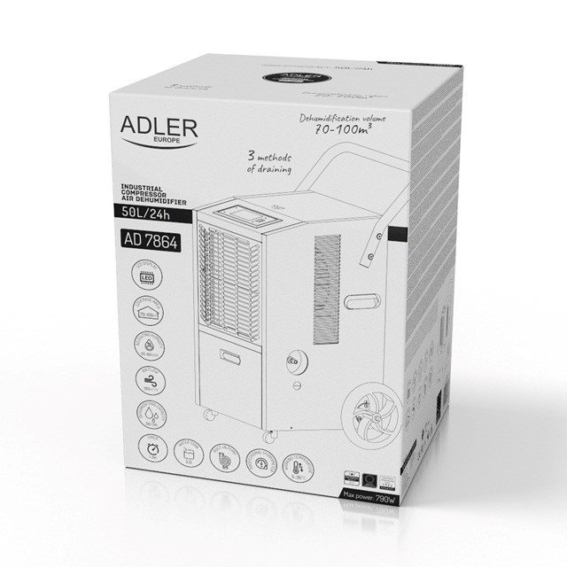 Adler AD 7864 Industriel lufttrrer Sort #16