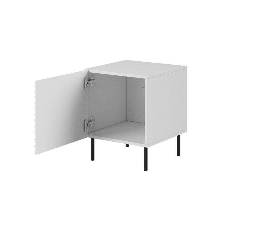 HOLE sengebord 2 stk. 44x40,5x53,5 cm hvid mat #2