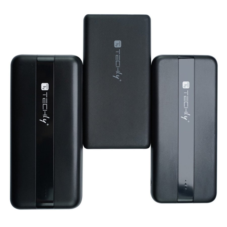 Techly I-CHARGE-10000 powerbank Lithium polymer (LiPo) 10000 mAh Sort #20