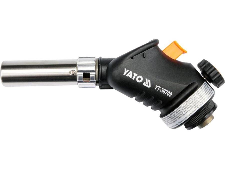 Yato YT-36709 loddekolbe Gas loddejern 1600 C Sort, Rustfrit stl #1