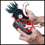Einhell GC-CG 3,6/70 Li batteridreven grssaks 7 cm 3,6 V Lithium-Ion (Li-Ion) Aluminium, Sort, Rd #6