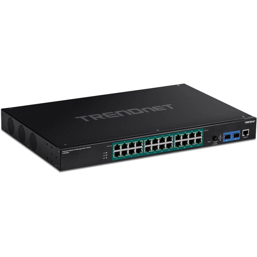Trendnet TI-RP262i Administreret L2 Gigabit Ethernet (10/100/1000) Str�m over Ethernet (PoE) 1U Sort #1