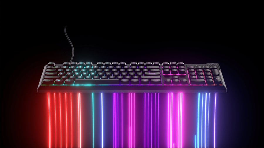 Corsair K55 CORE RGB tastatur Spil USB QWERTY US engelsk Sort #7