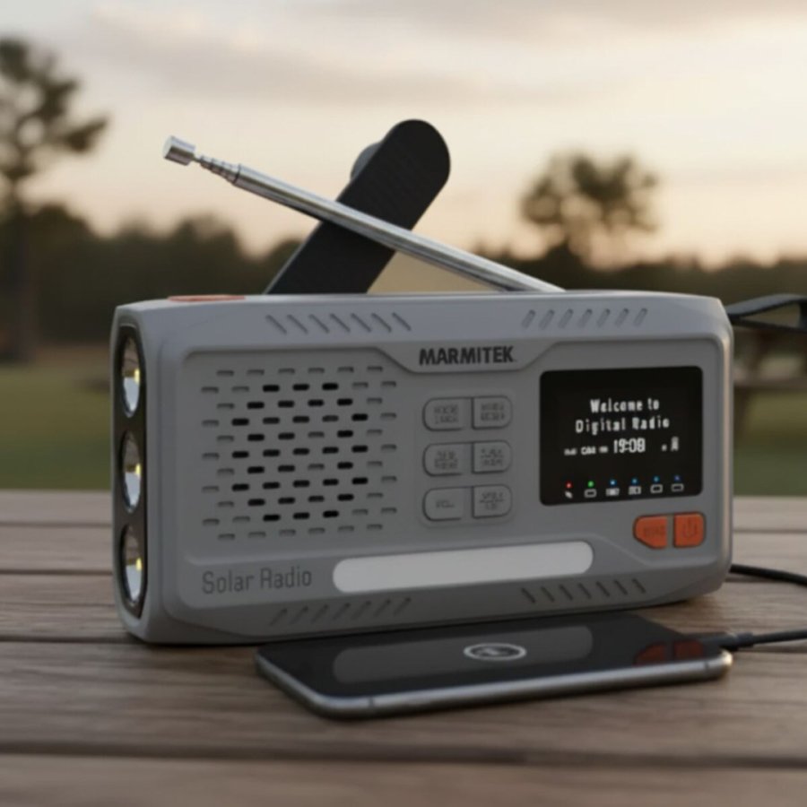 Marmitek 25008643 radio B�rbar Analog & digital Lys gr� #3