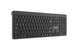Gembird KB-WPS-03 tastatur Kontor RF tr�dl�s + Bluetooth QWERTY US International, Ukrainsk, Russisk Sort #7