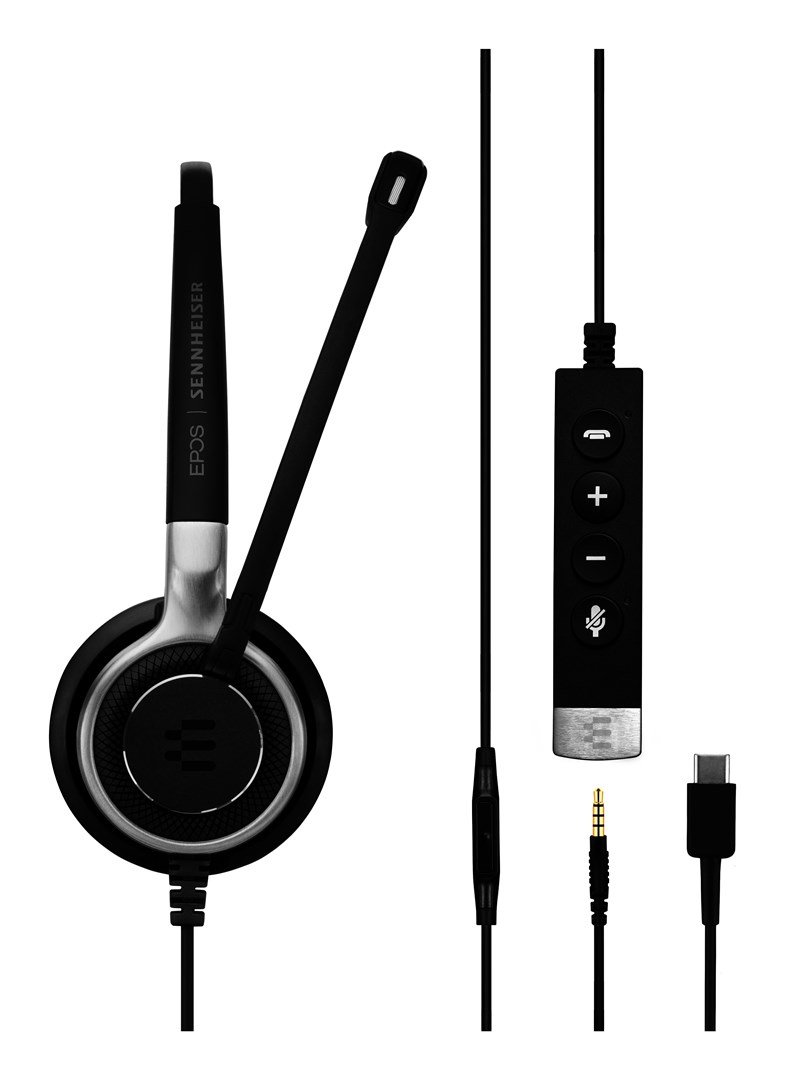 EPOS Sennheiser Headset Impact SC 635 USB-C 3,5mm USBC 3,5mm mono black silver (1000669) #4