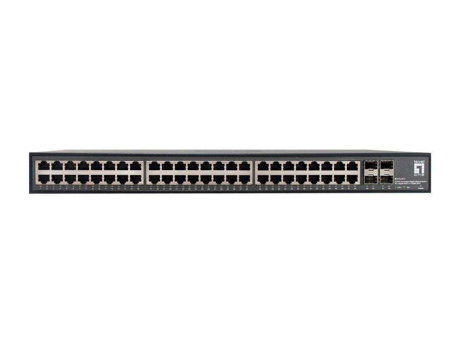 LevelOne GTU-5211 netv�rksswitch Ikke administreret Gigabit Ethernet (10/100/1000) Sort #2