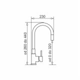 Sort vaskest med flexi-armatur - MAIDSINKS BALI vask (62x44) 1B1D sort + Flessi Black Edition armatur #4