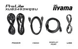 iiyama ProLite XUB3493WQSU-B6 computerskrm 86,4 cm (34