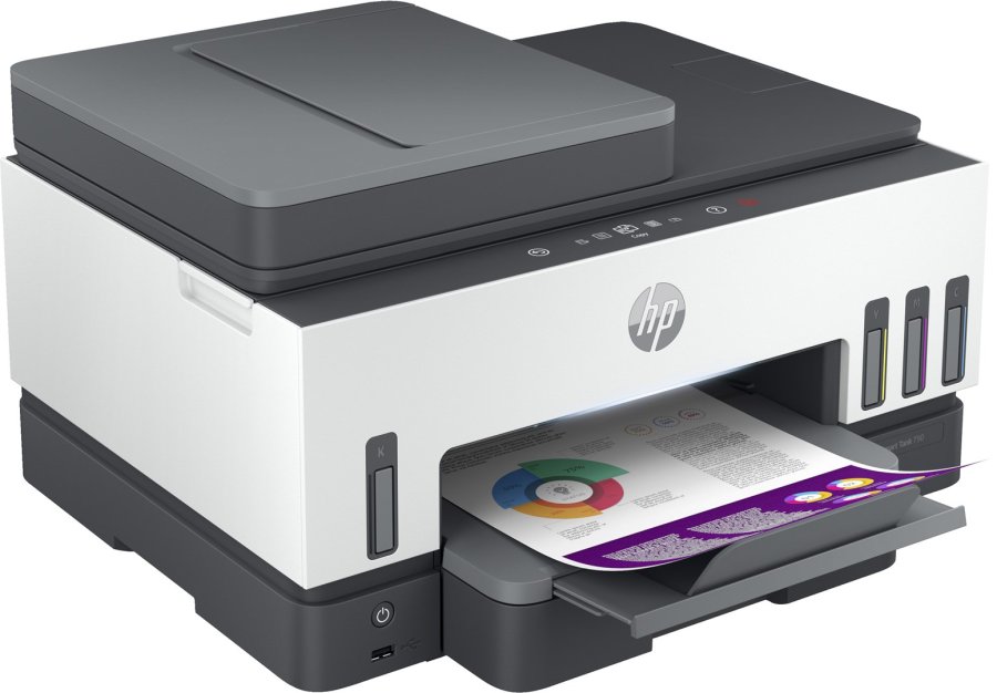 HP Smart Tank 790 All-in-One Printer Termisk inkjet A4 4800 x 1200 dpi 15 sider pr. minut Wi-Fi #4