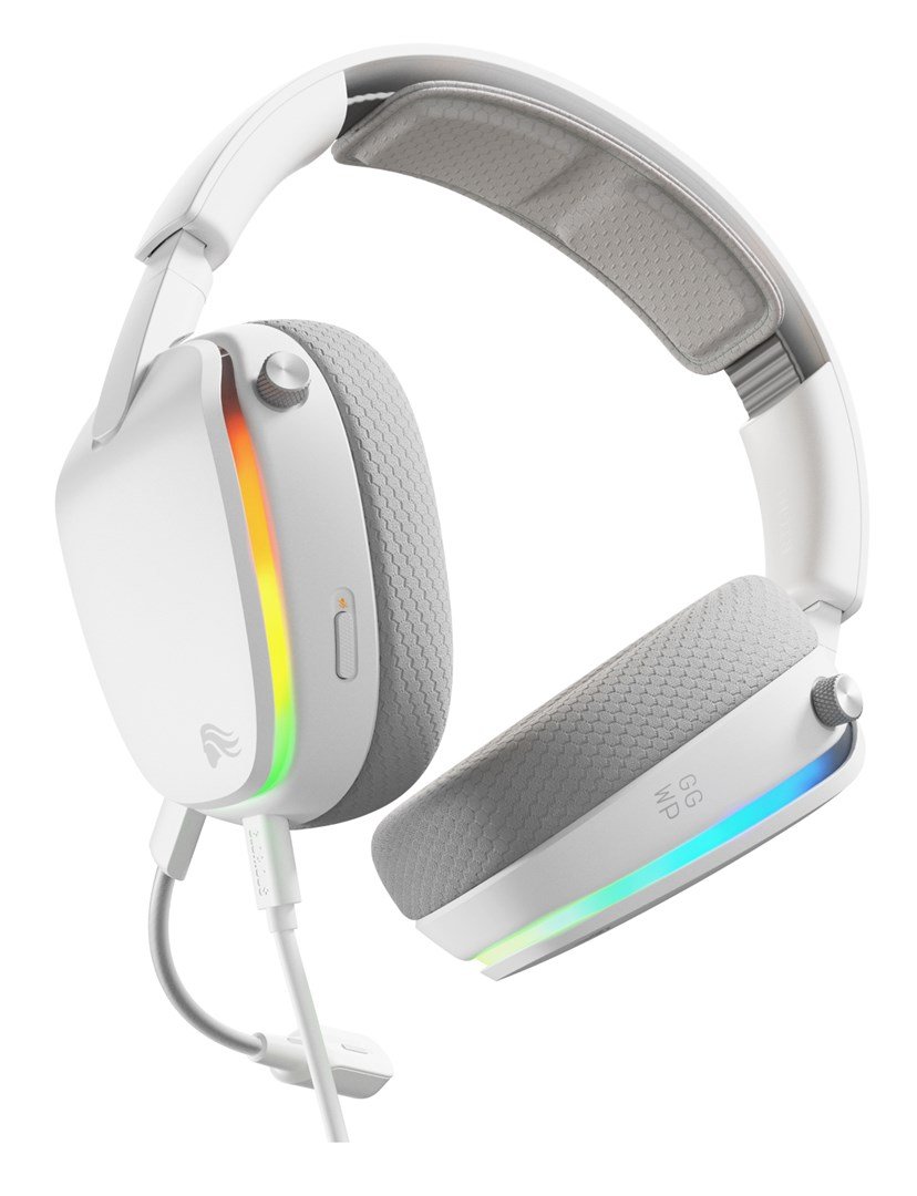 Glorious Gaming GHS Eternal RGB Headset Ledningsf�rt Spil USB Type-C Hvid #19
