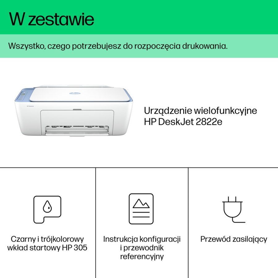 HP DeskJet 2822e Tr�dl�st All-in-One Farve Printer, Kopimaskine, scanner #6