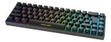 Deltaco Gaming GAM-100-DE tastatur Spil USB + RF Wireless + Bluetooth QWERTZ Tysk Sort #1