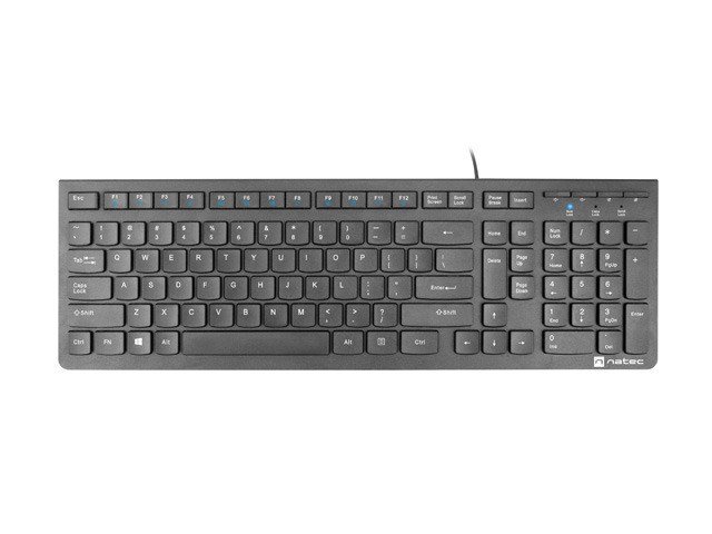 NATEC Discus 2 tastatur USB USB US Slim #1