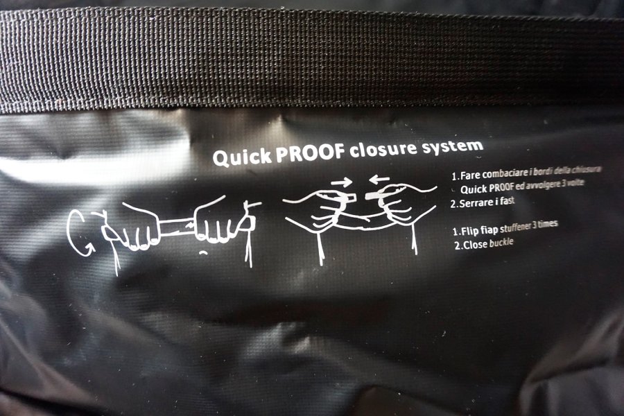 AMPHIBIOUS WATERPROOF BAG VOYAGER II 45L BLACK P/N: BS-2245.01 #8