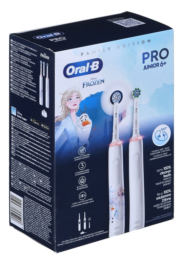 Oral-B Pro 3 3000 White+Oral-B Junior Frozen #16