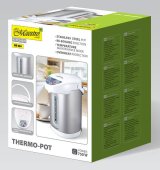 Maestro MR-084 dampgryde 4,5 L Rustfrit st�l, Hvid #5