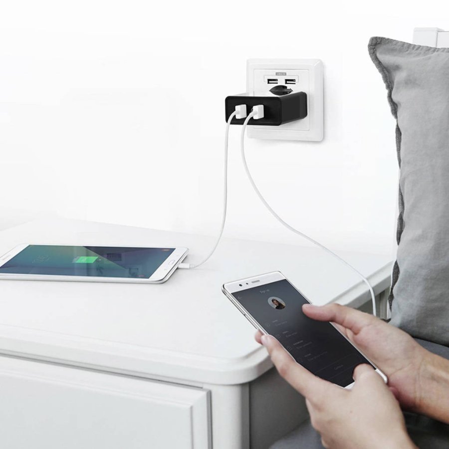 Ugreen netoplader 2� USB-A 36 W QC3.0 sort (CD161) #5