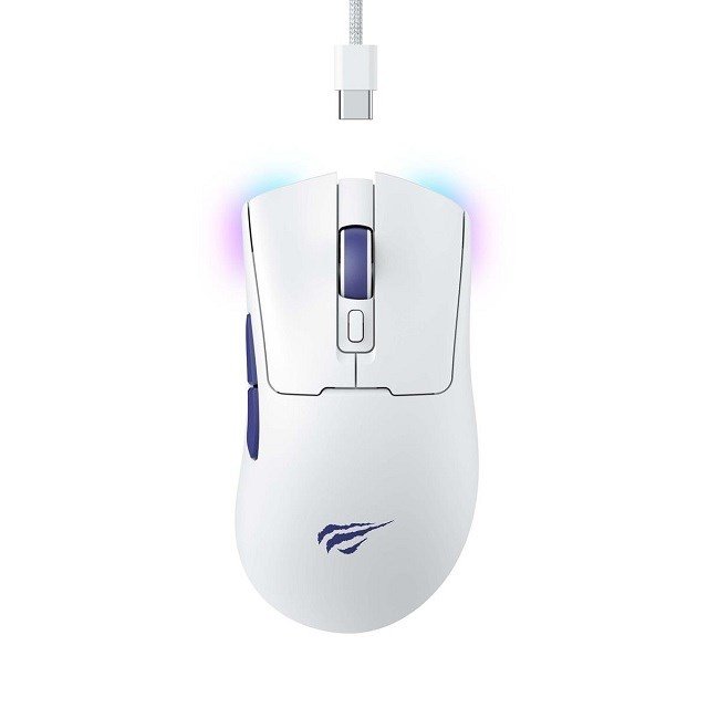 Havit MS966WB - kabellose Gaming-Maus, hvid #1