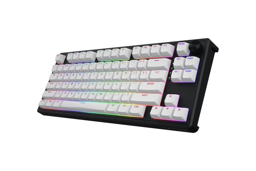 HATOR Skyfall 80 MAG ULTRA 8K tastatur Spil USB QWERTY US engelsk Sort, Hvid #3