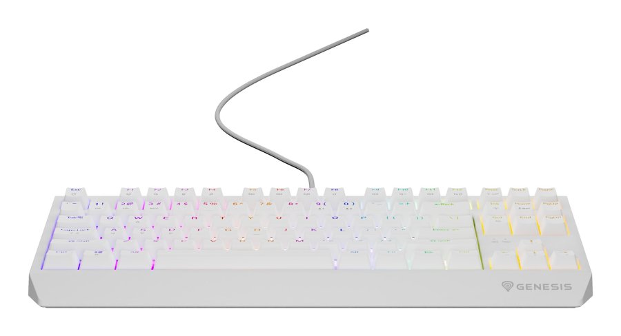 KLAWIATURA DLA GRACZY GENESIS THOR 230 TKL US RGB MECHANICZNA OUTEMU RED BIAA HOT SWAP #7