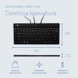 R-Go Tools Ergonomisch toetsenbord R-Go Split Break v2 met pauzesoftware, gesplitst toetsenbord, QWERTY (US), bedraad, zwart #9