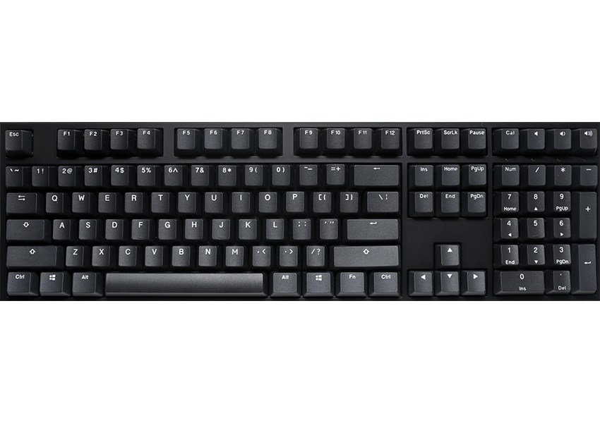 Ducky Origin Phantom Black tastatur Universel USB QWERTZ Tysk Sort #1