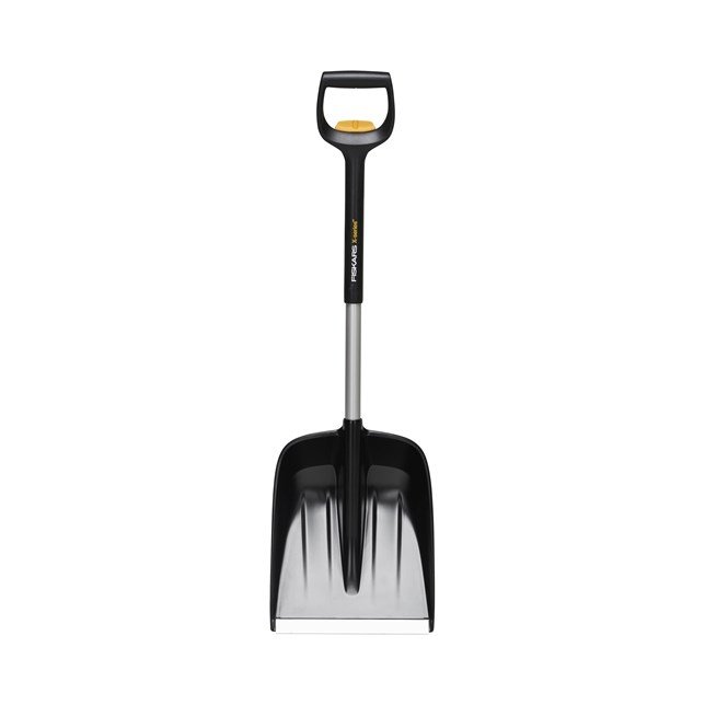 Fiskars 1057187 skovl & spartel Sneskovl Metal Sort, Slv #1