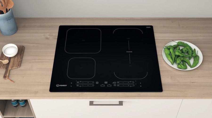 Indesit IB 65B60 NE Sort Indbygget 59 cm Zone induktionskogeplade 4 zone(s) #26