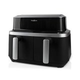 Dobbelt Varmluftfrituregryde | 2x4.2 l | Timer: 60 min | Antal forudindstillede programmer: 10 | Digital | Sort #1