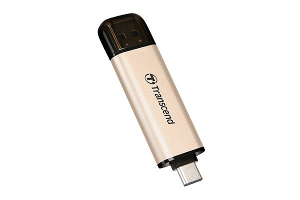 Transcend JetFlash 930C USB-ngle 128 GB USB Type-A / USB Type-C 3.2 Gen 1 (3.1 Gen 1) Guld #4