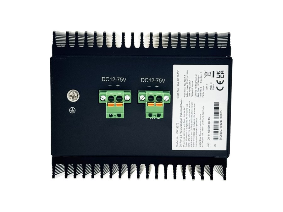 LevelOne IGX-2072 netv�rksswitch Administreret L2+ Gigabit Ethernet (10/100/1000) Sort #3