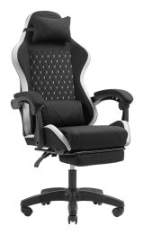 Mars Gaming MGC-X Fabric PC gamingstol Polstret s�de Sort, Hvid #3