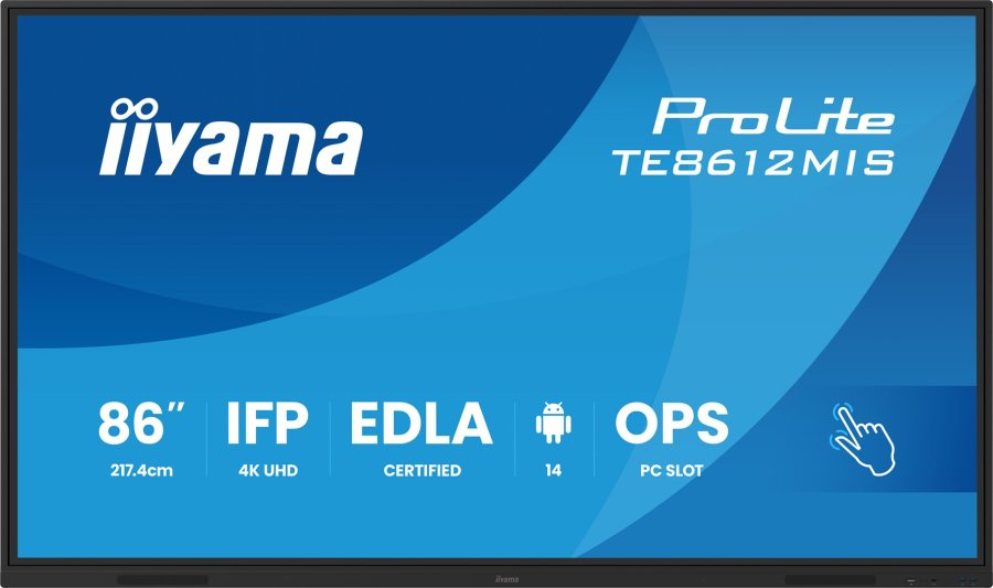 IIYAMA 217.4cm TE8612MIS-B4AG 16:9 M-Touch #4