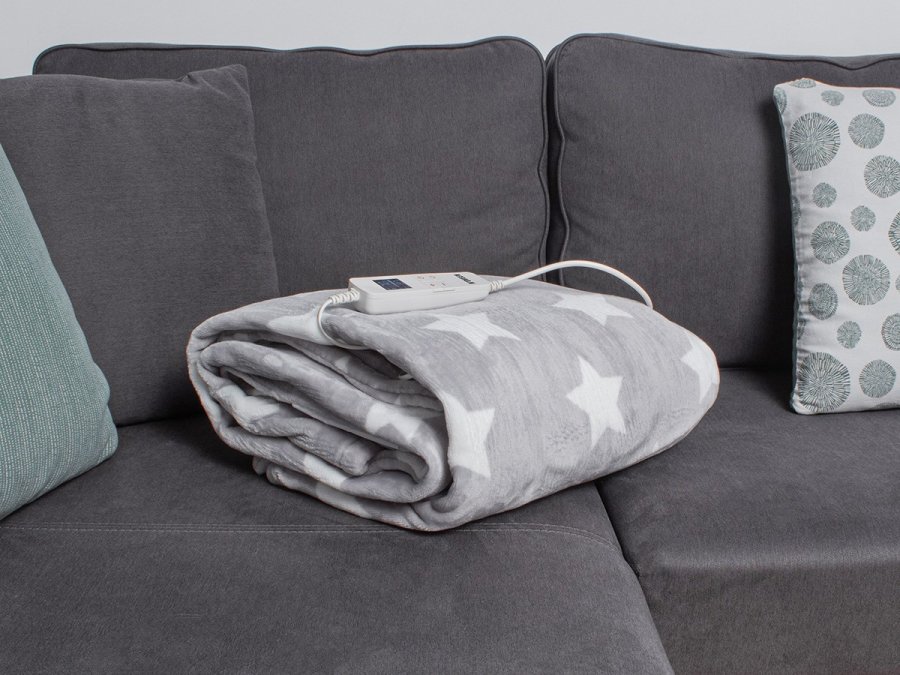 ELEKTRISK TPPE NOVEEN EB651 GR STJERNE SUPER BLD 180X130CM #3