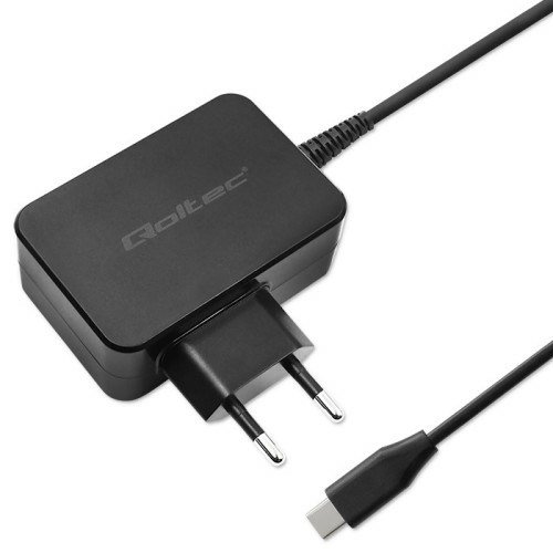 Qoltec 52385 oplader til mobil enhed Laptop, Brbar spillekonsol, Strmbank, Smartphone, SmartWatch, Tablet Sort Vekselstrm Hurtig opladning Indendrs #11