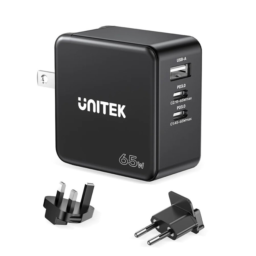 UNITEK P1117B oplader til mobil enhed Sort #1